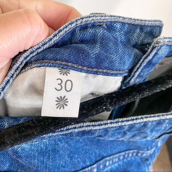 Show Me Your Mumu Brooklyn High Waist Cropped Jean Size 30 - Picture 12 of 14